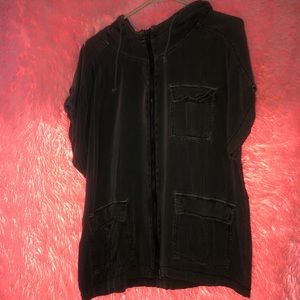 Hunter green shirt sleeve jacket